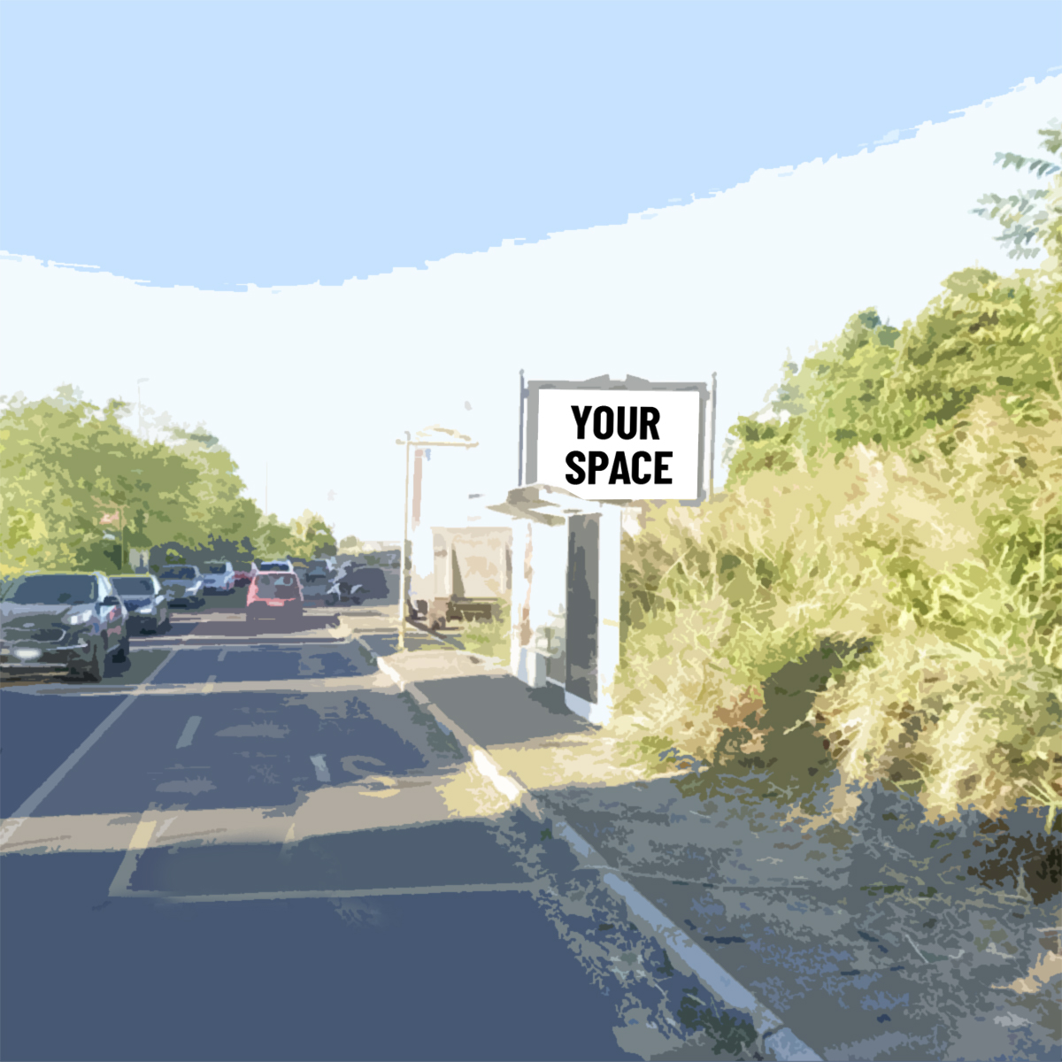 SPAZIO PUBBLICITARIO 200 x 140 Via Nazareth (ROMA) Dal 22/10/2026 al 21/10/2027 365 giorni
